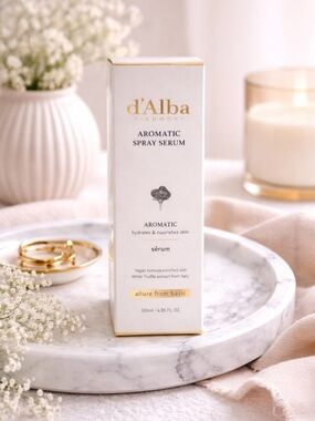 d’Alba White Truffle Aromatic Spray Serum - NEW IN BOX Full Size 120ml Vegan